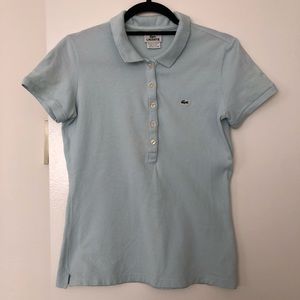 Lacoste Light Blue Polo Size 40